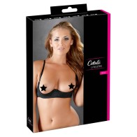 Sosten Half Cup Negro Cottelli 36B - Lencería Elegante