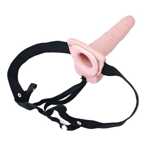 Erection Assistant Hollow Vibrating Strap-On - Enhance Your Pleasure