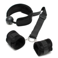 Breathable Mouth Gag with Detachable Cuffs