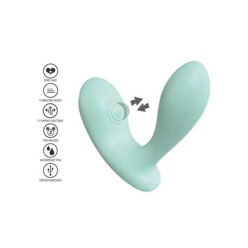 Vibrador Xocoon DuoVibe II Tapping para Placer Mejorado