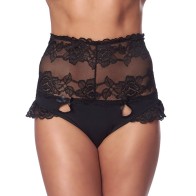 Perfect Fit Black High Waist Panty L/XL