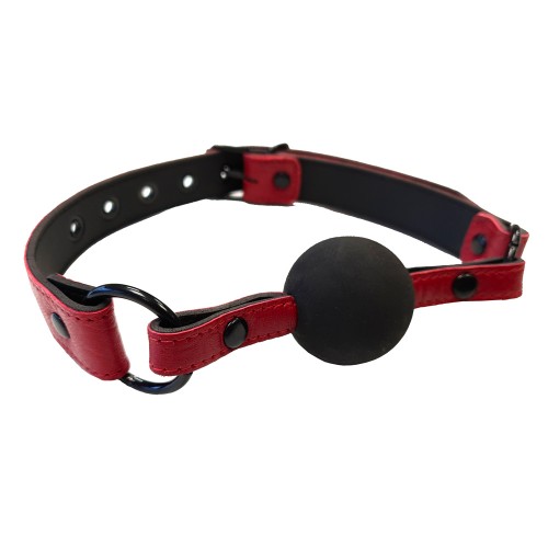 Rouge Croc Print Ball Gag