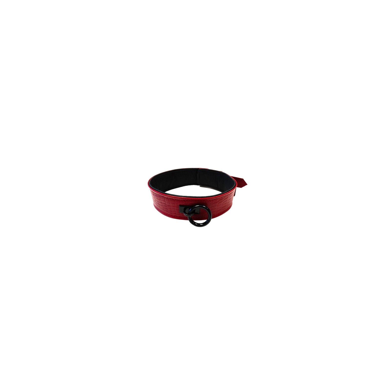 Rouge Garments Leather Croc Collar for Fashionable Accents