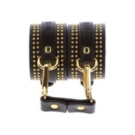 Taboom Vogue Studded Ankle Cuffs - Elegant Bondage Gear