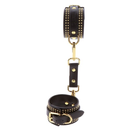 Taboom Vogue Studded Ankle Cuffs - Elegant Bondage Gear