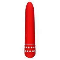 ToyJoy Diamond Red Superbe Mini Vibrator for Luxurious Pleasure