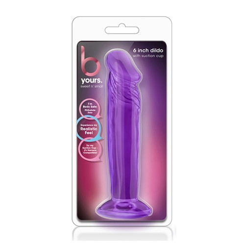 B Yours Sweet N Small 6 Inch Purple Dildo