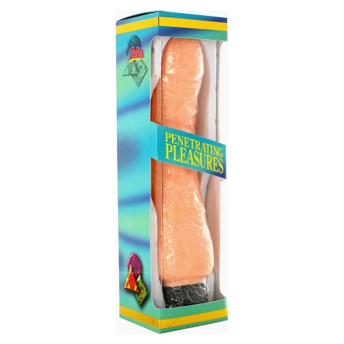 Vinyl Realistic Penis Vibrator for Ultimate Pleasure