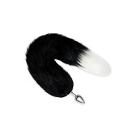 Furry Tales Black Foxtail Butt Plug - Sensual Excitement