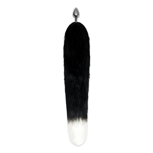 Furry Tales Black Foxtail Butt Plug - Sensual Excitement