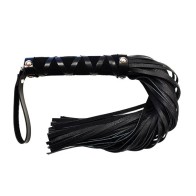 Flogger Corto de Cuero Rouge Para Juegos de Impacto