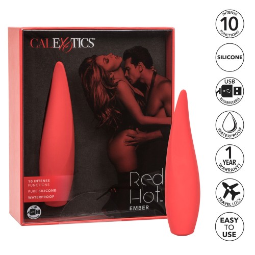 Vibrador Recargable Red Hot Ember - Placer Apasionado