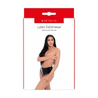 Me You Us Latex Crotchless Panties for BDSM Play