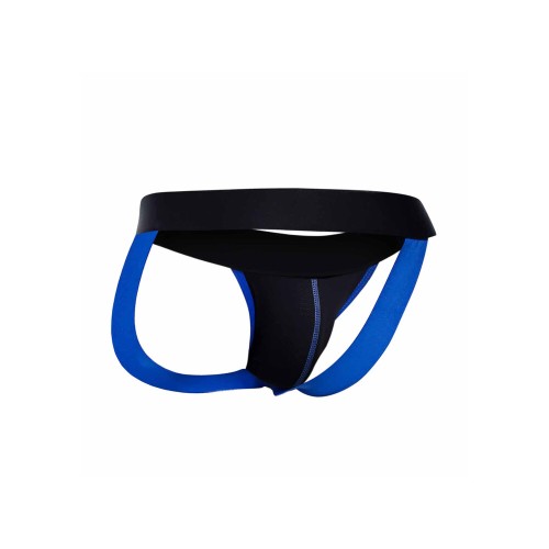 Male Basics Neon Jock Blue Large