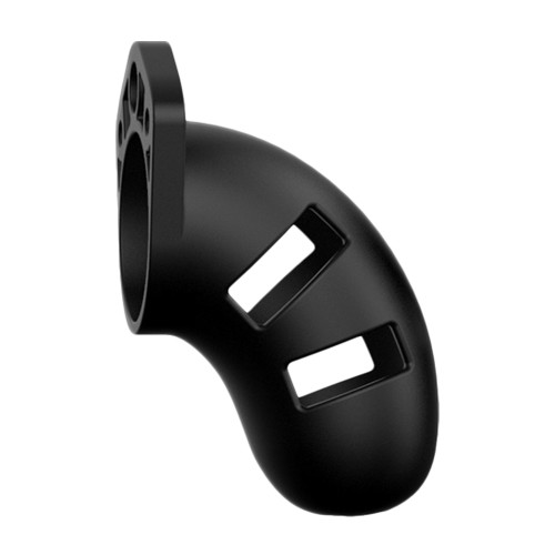 Man Cage 20 Black Silicone Chastity Device for BDSM