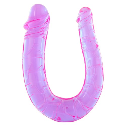 Dildo de Gel Doble Mini con Cabeza Gemela