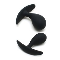 Copenhagen Black Anal Plug Set for Extended Pleasure