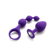 Barcelona Purple Anal Play Set for Beginners