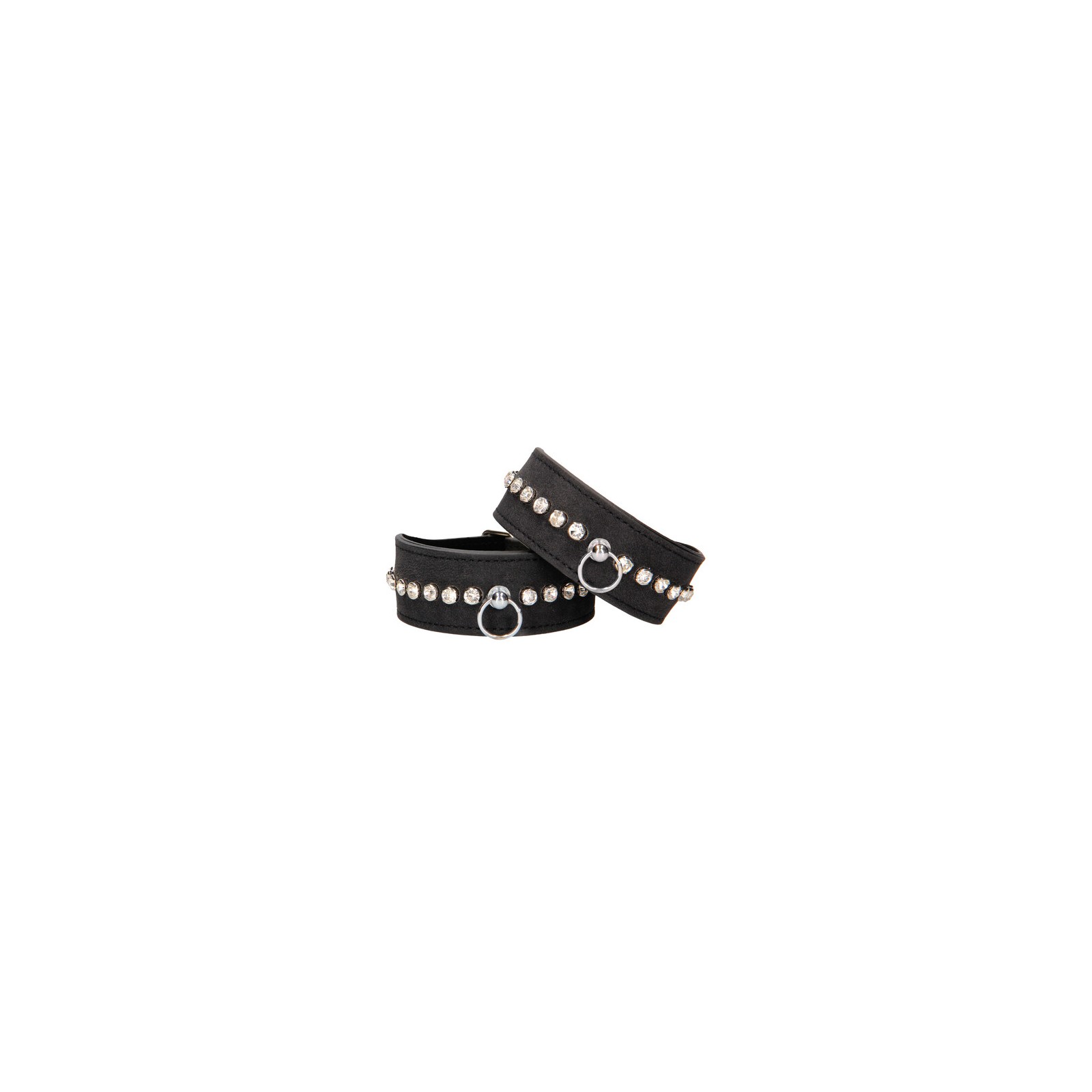 Ouch Diamond Studded Ankle Cuffs for Luxurious Restraint