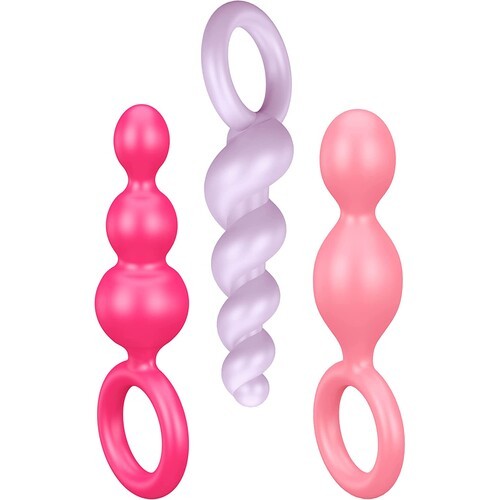 Set de Plugs Anales Satisfyer Booty Call para Aventura