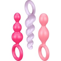 Set de Plugs Anales Satisfyer Booty Call para Aventura