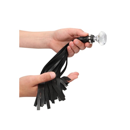 Flogger con Diamantes Ouch para Juego Sensacional