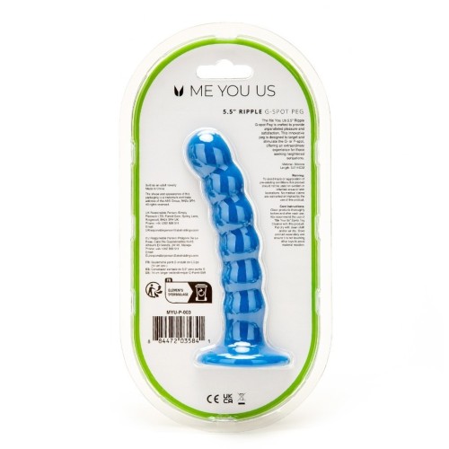 Dildo Peg G Ripple de 5.5 Pulgadas Me You Us