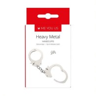 Me You Us Heavy Metal Handcuffs for Bondage Play