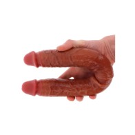 ToyJoy Silicone Foreskin Double Dong for Realistic Pleasure