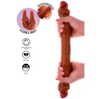 Doble Dong de Silicona con Prepucio ToyJoy para Placer Realista