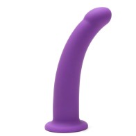 Dildo Curvado de Silicona de 7 Pulgadas Me You Us para Placer Focalizado