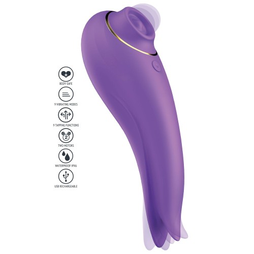 Xocoon SalsaTap Tapping and Tongue Stimulator - Dual Stimulation