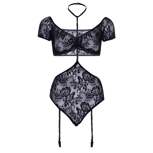 Leg Avenue Lace Bandeau and Teddy Set for Seductive Nights