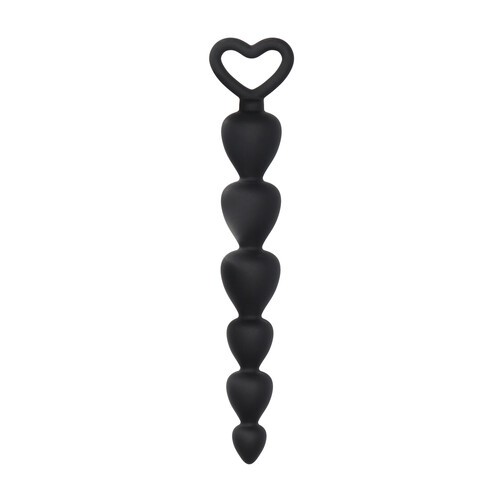 Black Silicone Anal Beads - Ultimate Satisfaction