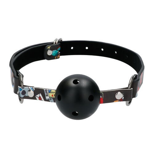 Ball Gag Transpirable Ouch para Juegos Picantes