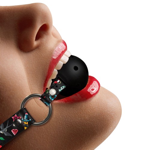 Ball Gag Transpirable Ouch para Juegos Picantes