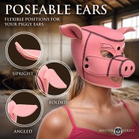 Master Series Swine Neoprene Hood for Roleplay