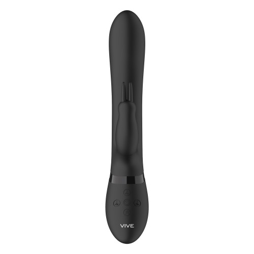 Vive Amoris Black Rabbit Vibrator with Beads