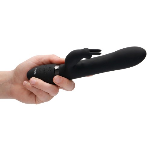 Vibrador Conejo Negro Vive Amoris con Bolas