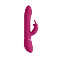 Vibrador Conejito Rosa Vive Amoris con Perlas Estimulantes