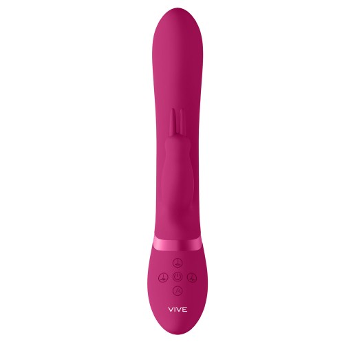 Vibrador Conejito Rosa Vive Amoris con Perlas Estimulantes