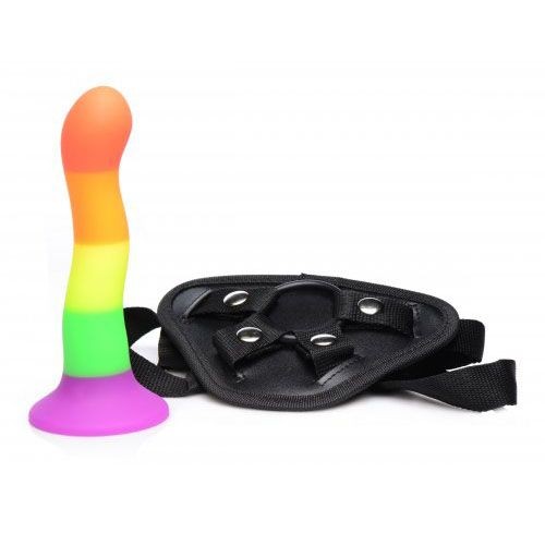 XR Proud Rainbow Silicone Dildo - Fun and Pleasure