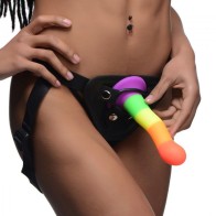 XR Proud Rainbow Silicone Dildo - Fun and Pleasure