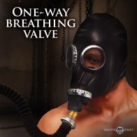 Master Series Dark Inhaler Gas Mask for Sensory Control