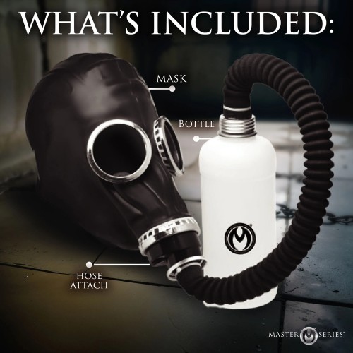 Master Series Dark Inhaler Gas Mask for Sensory Control