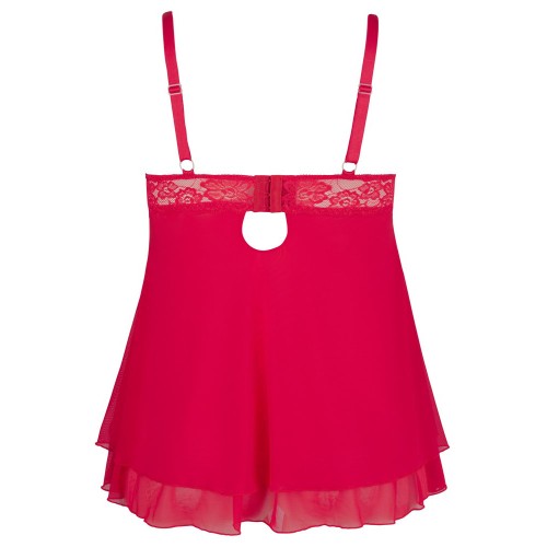 Babydoll Cottelli Talla Plus para Curvas Confiadas