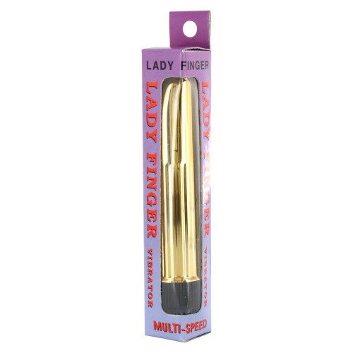 Mini Vibrador Lady Finger Oro