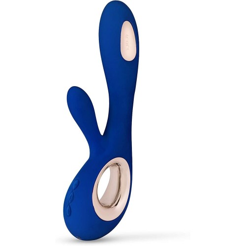 Vibrador de Doble Acción Lelo Soraya Wave Azul Medianoche