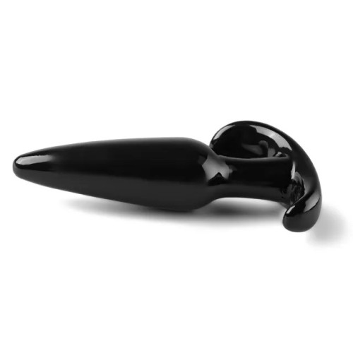 Small Tapered Black Anal Plug for Beginners Comfort