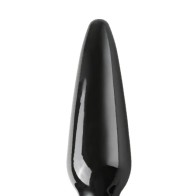 Small Tapered Black Anal Plug for Beginners Comfort